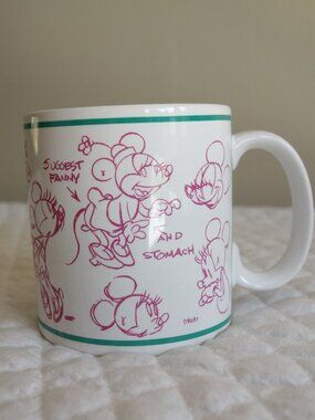 APPLAUSE The Walt Disney Company Minnie Model Sheet Mug